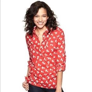 Gap printed blouse